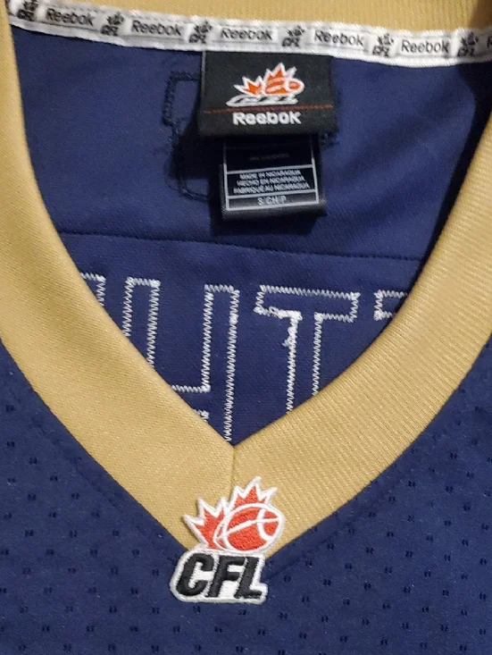 Chris Matthews Winnipeg Blue Bombers Reebok Authentic Jersey... - Picture 3 of 5